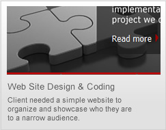 web site design and coding